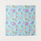 レインボーパターン タペストリー (正面(横))