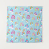 レインボーパターン タペストリー (正面)