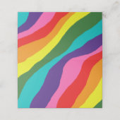 レインボーパターン プレイスカード (外部開封)