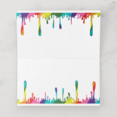 レインボーパターン プレイスカード (内部開封)