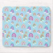 レインボーパターン マウスパッド (正面)