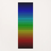 レインボーパターン ヨガマット (正面)