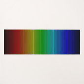 レインボーパターン ヨガマット (正面(横))