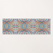 レインボーパターン ヨガマット (正面(横))