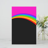 レインボーパターン 便箋 (スタンド正面)