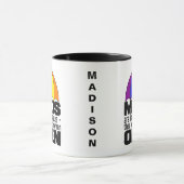 レインボーパラシュートマグカップ – 選択スタイル&カラー マグカップ (中央)