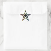 レインボーパンク星。 ラウンドシール (バッグ)