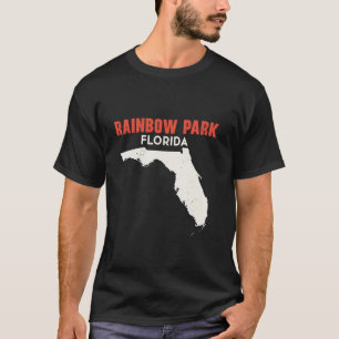 レインボーパークフロリダUSA州アメリカトラベルフロー Tシャツ