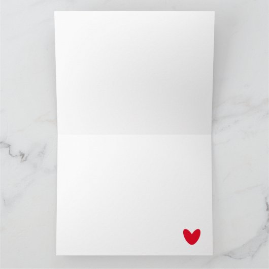 レインボーパーソナライズされたウェザーズデイカード カード (内部)