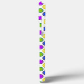 レインボーパーソナライズされたカラフル水玉模様ハッピー Case-Mate iPhoneケース (裏面 / 左)