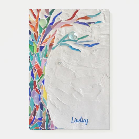 レインボーパーソナライズされたカラー・オブ・ライフ ポストイット (正面)