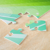 レインボーパーソナライズされたキッズチルドレンズネームパズル ジグソーパズル (側面)