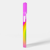 レインボーパーソナライズされたピンクの空と星を呼ぶ Case-Mate iPhoneケース (裏面 / 右)