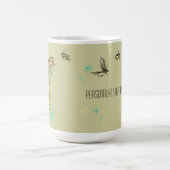 レインボーパーソナライズされたマス15oz.セラミック製マグカップ コーヒーマグカップ (中央)