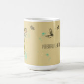 レインボーパーソナライズされたマス15oz.セラミック製マグカップ コーヒーマグカップ (中央)