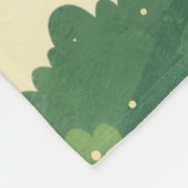 レインボーパーソナライズされたリスフリースブランケット フリースブランケット (角)