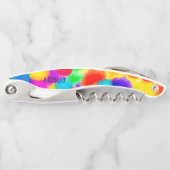 レインボーパーソナライズされた ソムリエナイフ (正面)