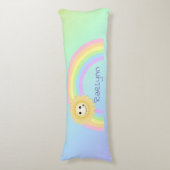 レインボーパーソナライズされた ボディピロー (正面縦)