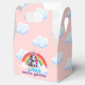 レインボーパーティーユニコーンの好意ボックス フェイバーボックス (オープン)