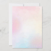 レインボーパーティー5th誕生日招待状 招待状 (裏面)