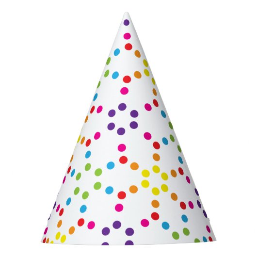 レインボーパーティー パーティーハット (正面)