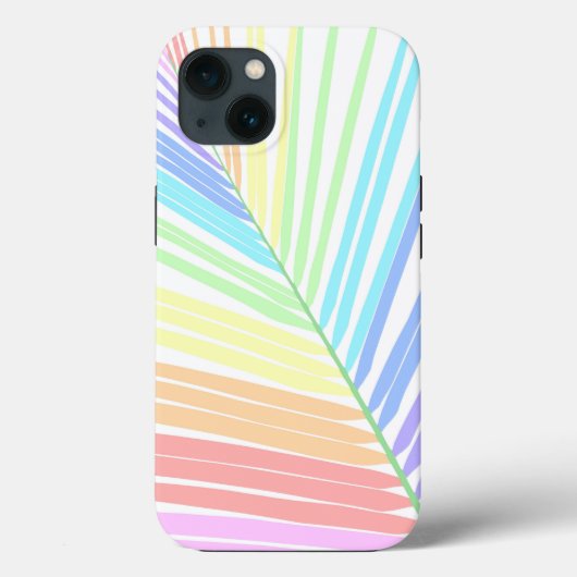 レインボーパームリーフ#2 #wall #art Case-Mate iPhoneケース (裏面)