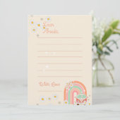 レインボーヒッピー誕生日タイムカプセルメッセージカード シーズンカード (スタンド正面)