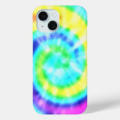 レインボーヒッピー タイダイ Case-Mate iPhoneケース (裏面)