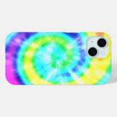 レインボーヒッピー タイダイ Case-Mate iPhoneケース (裏面 (横))