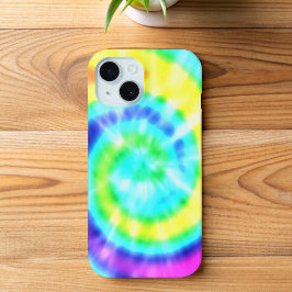 レインボーヒッピー タイダイ iPhone 15ケース
