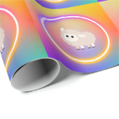 レインボーヒツラッピング紙 ラッピングペーパー (ロールコーナー)