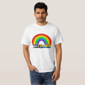 レインボーヒトLGBTQ+ Tシャツ (正面フル)