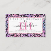 レインボーヒョウのソーシャルメディア  名刺 (正面)