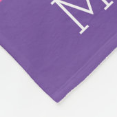 レインボーヒョウアニマルプリントパタンベビーガール フリースブランケット (角)