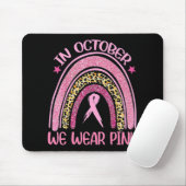 レインボーヒョウ乳がん認識度10月We マウスパッド (マウス)