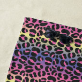 レインボーヒョウ印刷 ビーチタオル (インサイチュ)