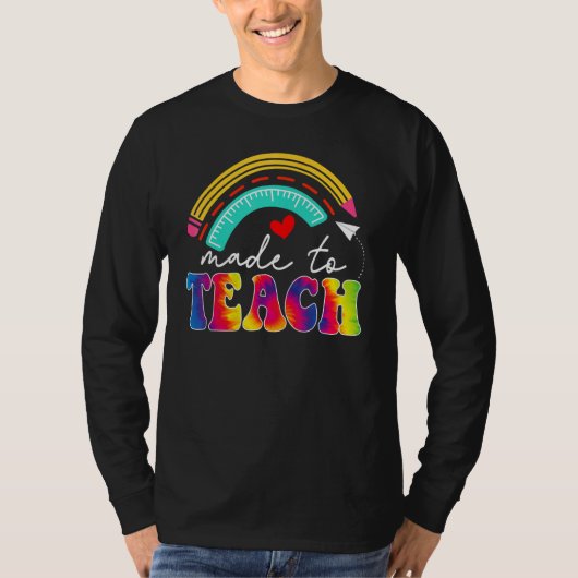 レインボーヒョウ教えは先生に戻る Tシャツ (正面)