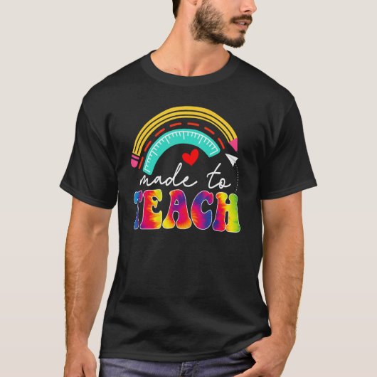 レインボーヒョウ教えは先生に戻る Tシャツ (正面)