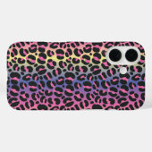 レインボーヒョウ柄 Case-Mate iPhoneケース (裏面 (横))