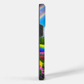 レインボーヒルズ&フラワーツー iPhoneケース (右側面)