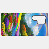 レインボーヒルズ&フラワーツー SAMSUNG GALAXYケース (裏面横)