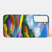 レインボーヒルズ&フラワーツー SAMSUNG GALAXYケース (裏面横)