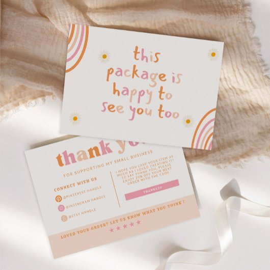 レインボービジネスサンキューカード サンキューカード