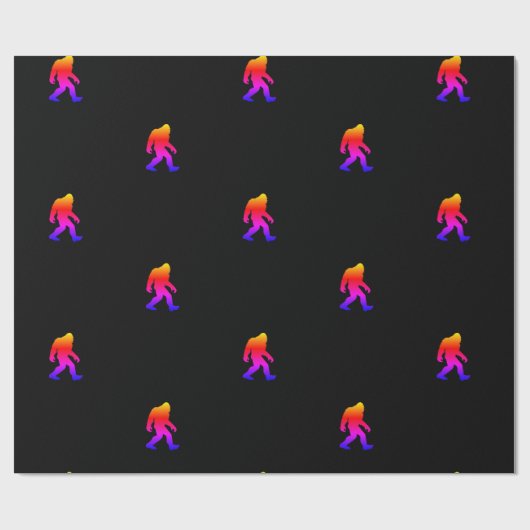 レインボービッグフット包み紙 ラッピングペーパー (フラット)