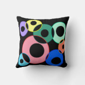 レインボービリヤードデザイン クッション (裏面)