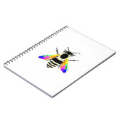 レインボービーが並ぶ ノートブック (左側)