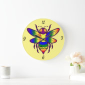 レインボービーサンダーコーブ ラージ壁時計 (ホーム)