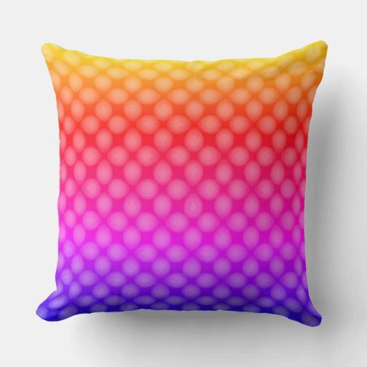 レインボービーズ クッション (正面)