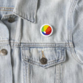 レインボービーチボールビーチボール海バケーションサマー 缶バッジ (インサイチュ)