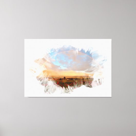 *~*レインボービーチ波海アートフローラAR11 キャンバスプリント (正面)